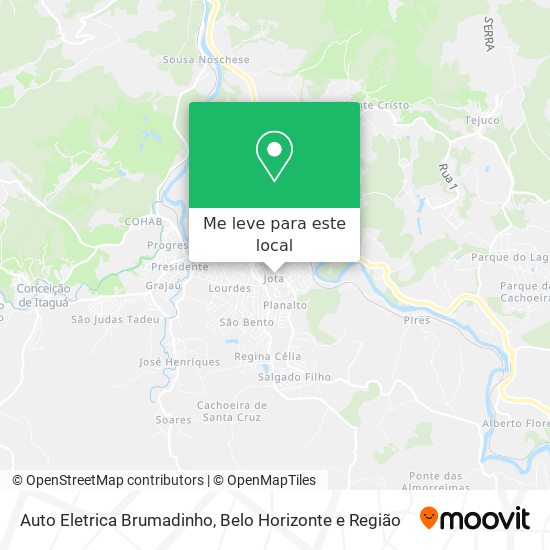 Auto Eletrica Brumadinho mapa
