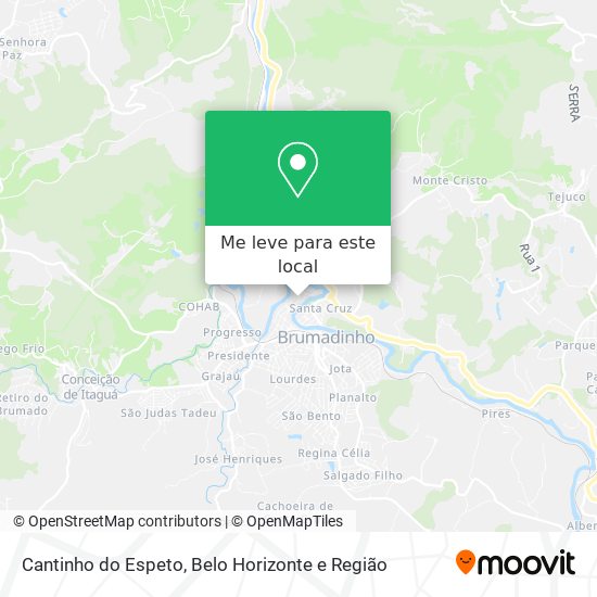 Cantinho do Espeto mapa