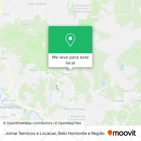 Jomar Servicos e Locacao mapa