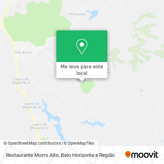 Restaurante Morro Alto mapa