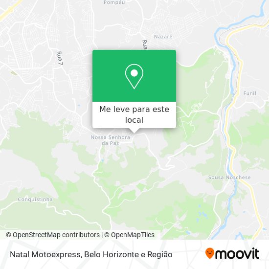Natal Motoexpress mapa