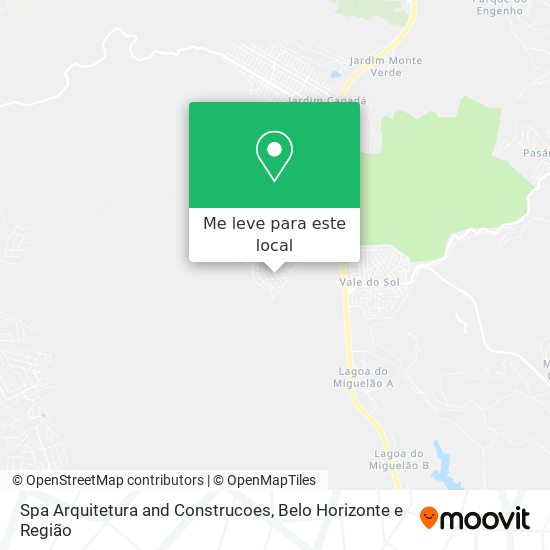 Spa Arquitetura and Construcoes mapa