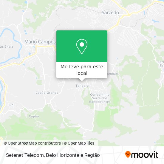 Setenet Telecom mapa
