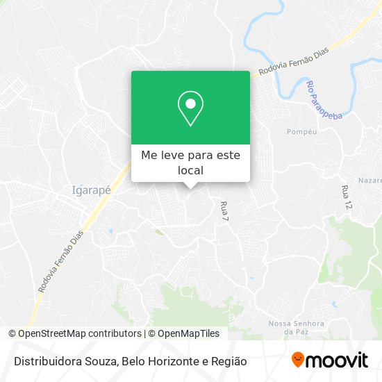 Distribuidora Souza mapa