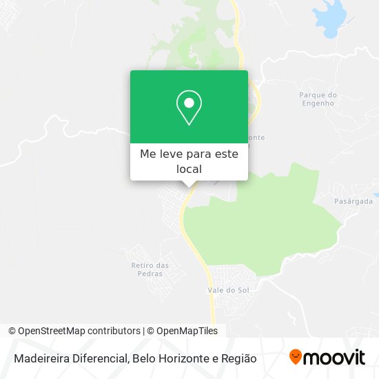 Madeireira Diferencial mapa