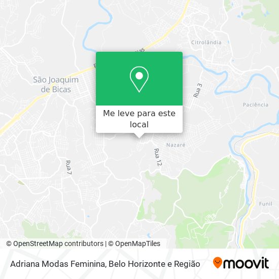 Adriana Modas Feminina mapa