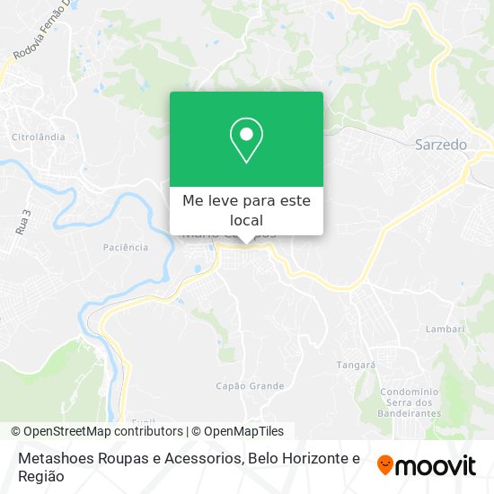 Metashoes Roupas e Acessorios mapa