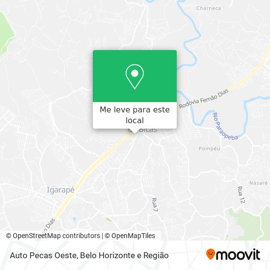 Auto Pecas Oeste mapa