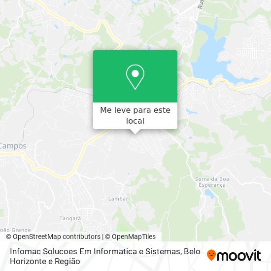 Infomac Solucoes Em Informatica e Sistemas mapa