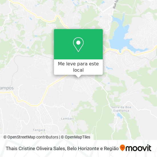 Thais Cristine Oliveira Sales mapa