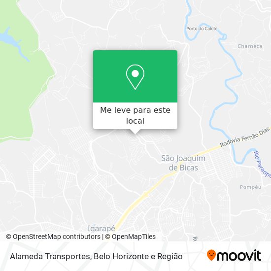 Alameda Transportes mapa