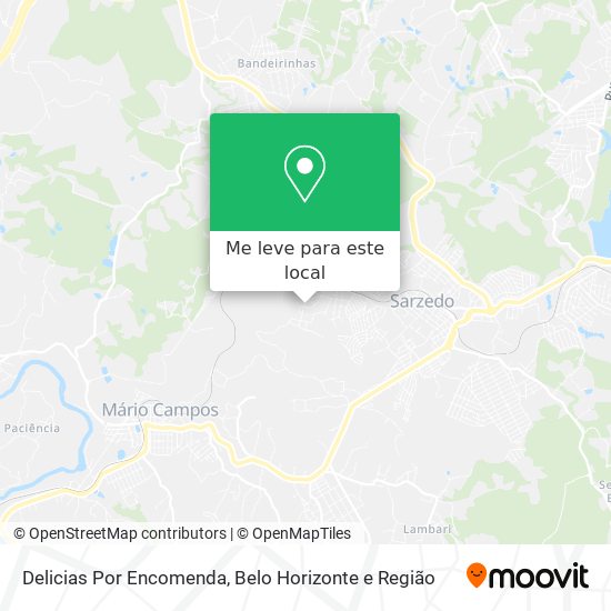 Delicias Por Encomenda mapa