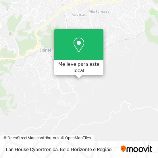 Lan House Cybertronica mapa