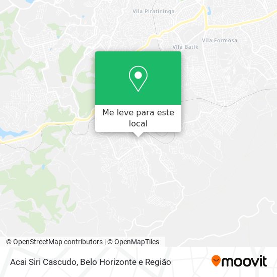 Acai Siri Cascudo mapa