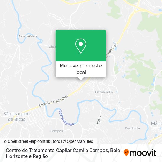 Centro de Tratamento Capilar Camila Campos mapa