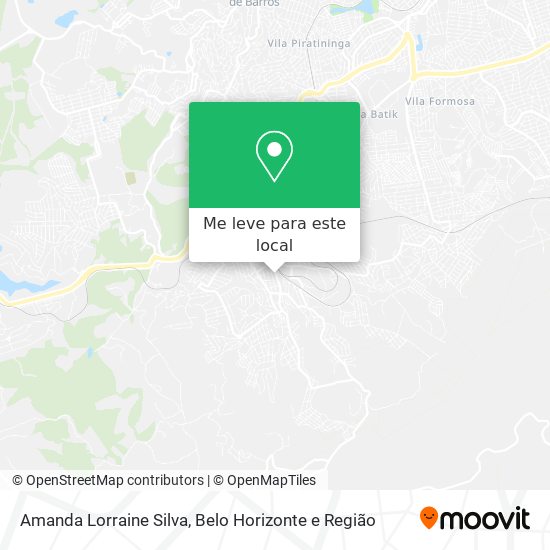 Amanda Lorraine Silva mapa