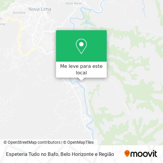 Espeteria Tudo no Bafo mapa
