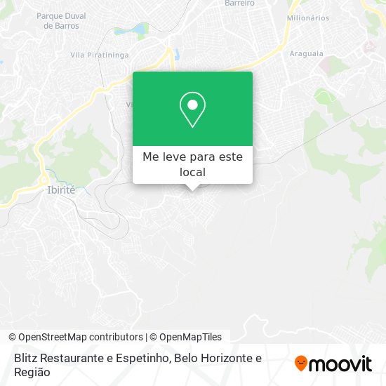 Blitz Restaurante e Espetinho mapa