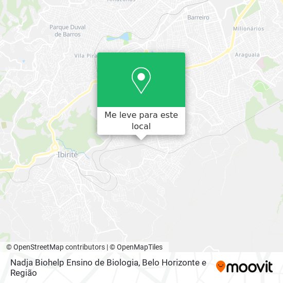 Nadja Biohelp Ensino de Biologia mapa