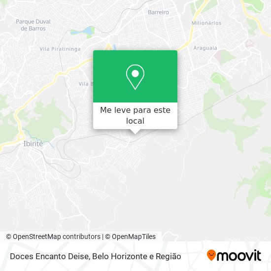 Doces Encanto Deise mapa