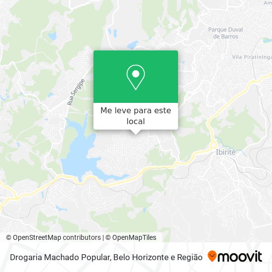 Drogaria Machado Popular mapa