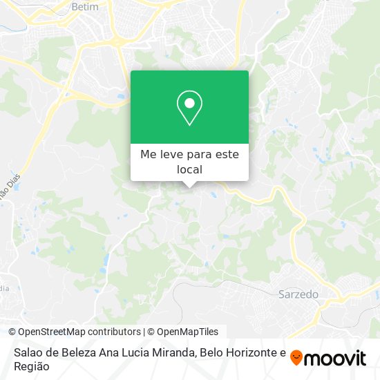 Salao de Beleza Ana Lucia Miranda mapa