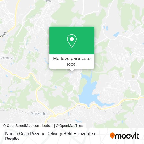 Nossa Casa Pizzaria Delivery mapa