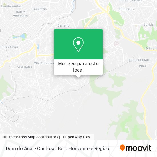 Dom do Acai - Cardoso mapa