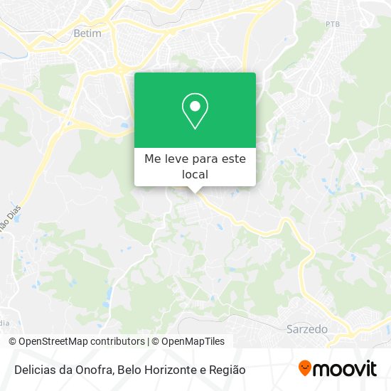 Delicias da Onofra mapa