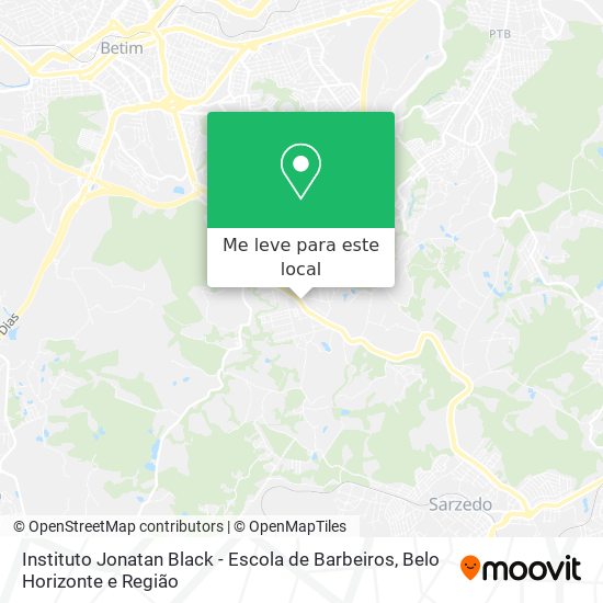 Instituto Jonatan Black - Escola de Barbeiros mapa