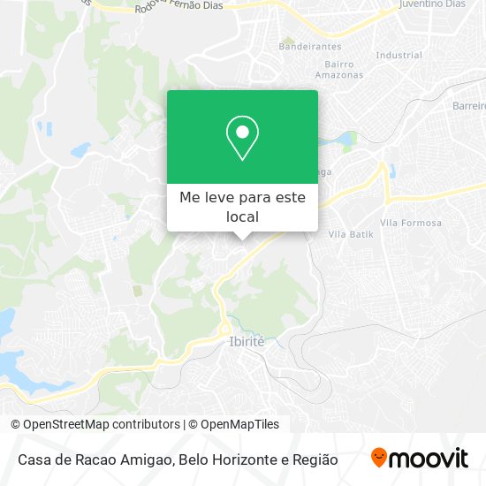 Casa de Racao Amigao mapa