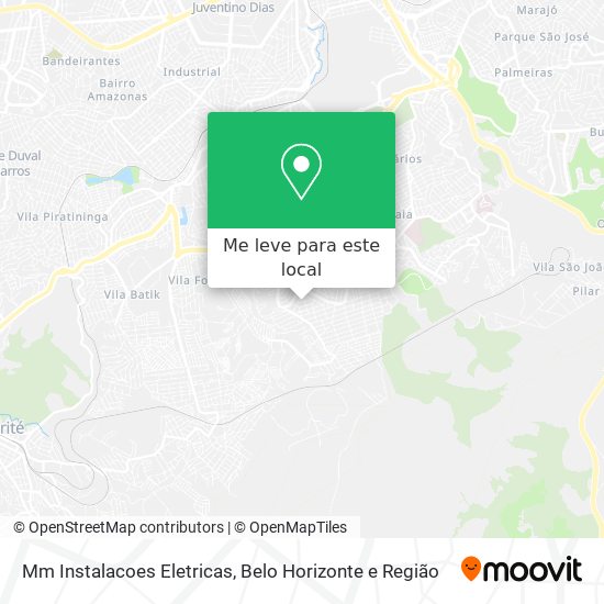 Mm Instalacoes Eletricas mapa