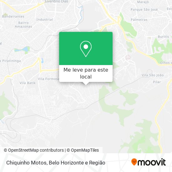 Chiquinho Motos mapa