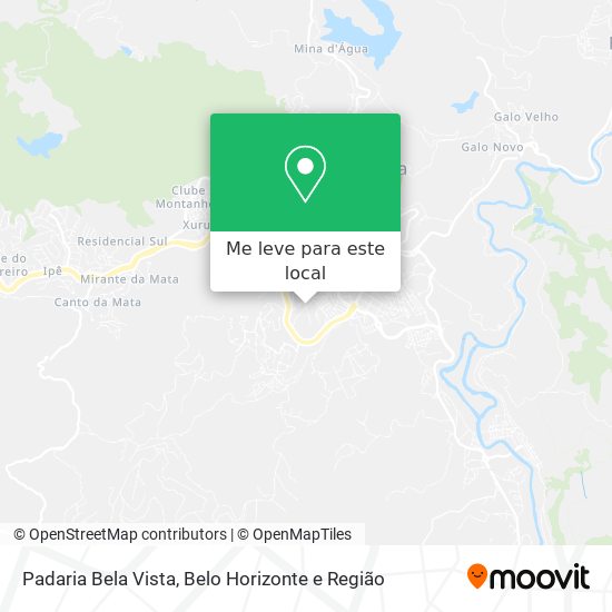 Padaria Bela Vista mapa