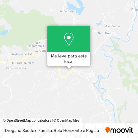 Drogaria Saude e Familia mapa