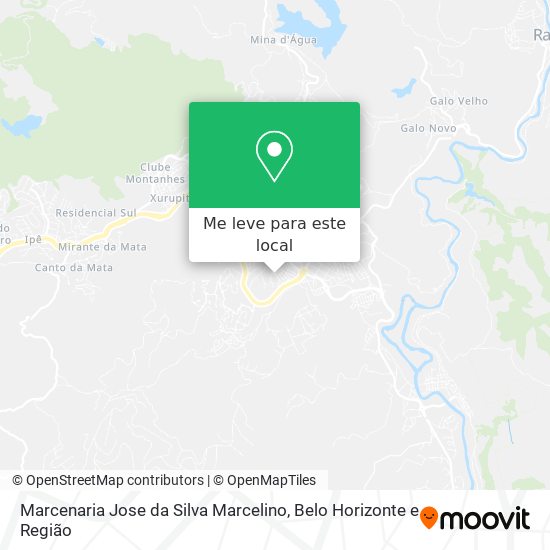 Marcenaria Jose da Silva Marcelino mapa