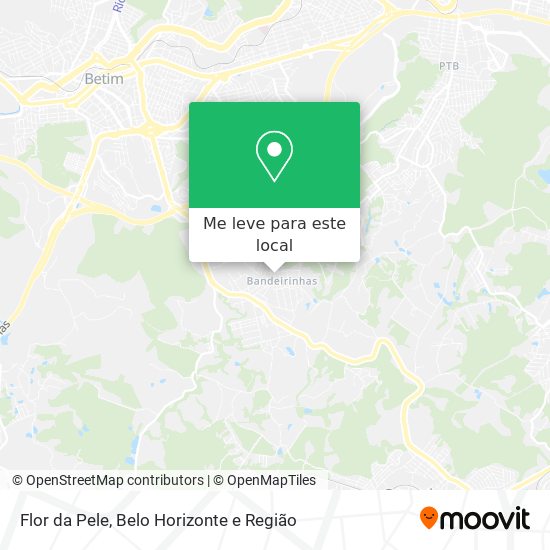 Flor da Pele mapa