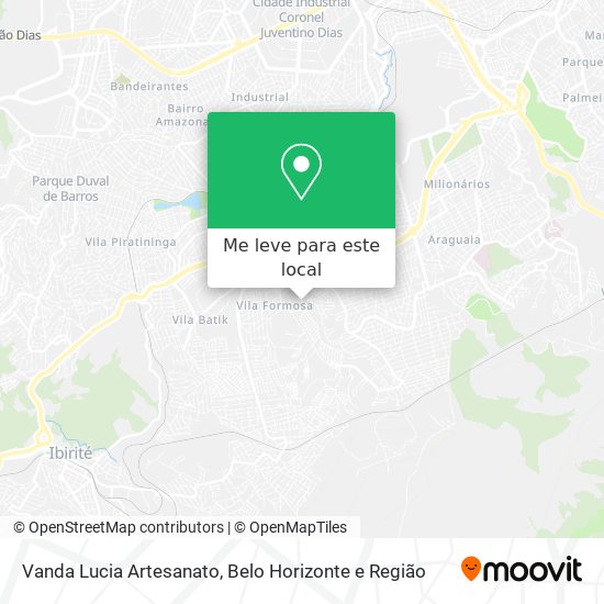 Vanda Lucia Artesanato mapa