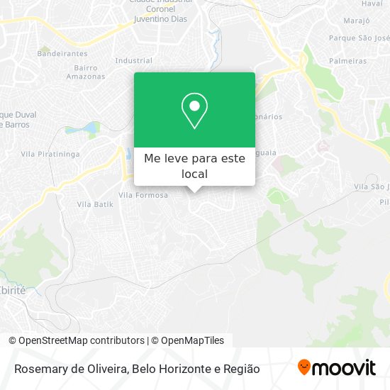 Rosemary de Oliveira mapa