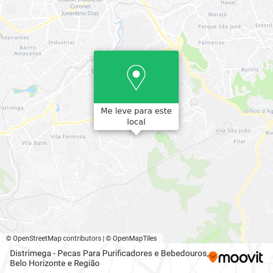 Distrimega - Pecas Para Purificadores e Bebedouros mapa