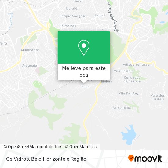 Gs Vidros mapa