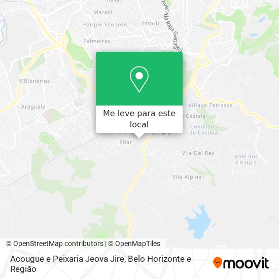 Acougue e Peixaria Jeova Jire mapa