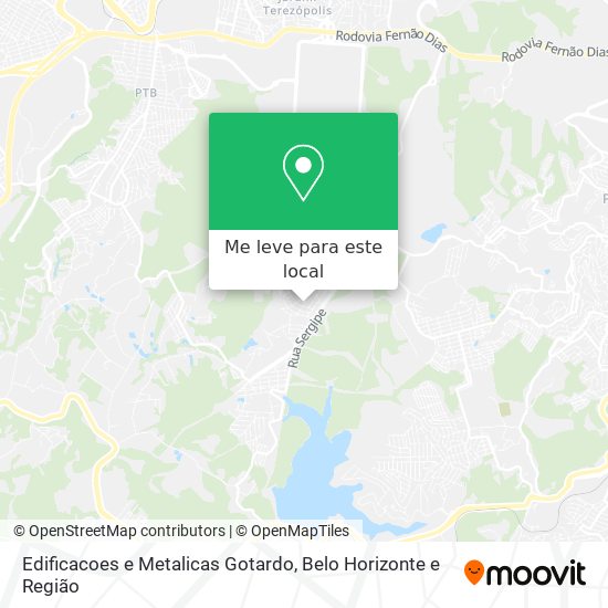 Edificacoes e Metalicas Gotardo mapa