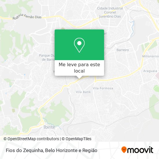 Fios do Zequinha mapa