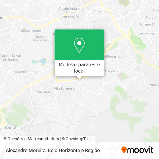 Alexandre Moreira mapa