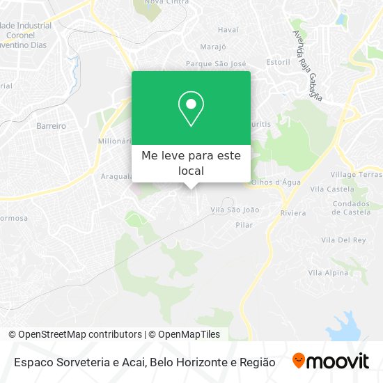 Espaco Sorveteria e Acai mapa