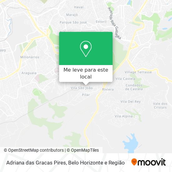 Adriana das Gracas Pires mapa