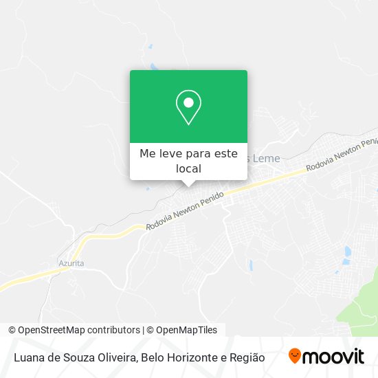 Luana de Souza Oliveira mapa