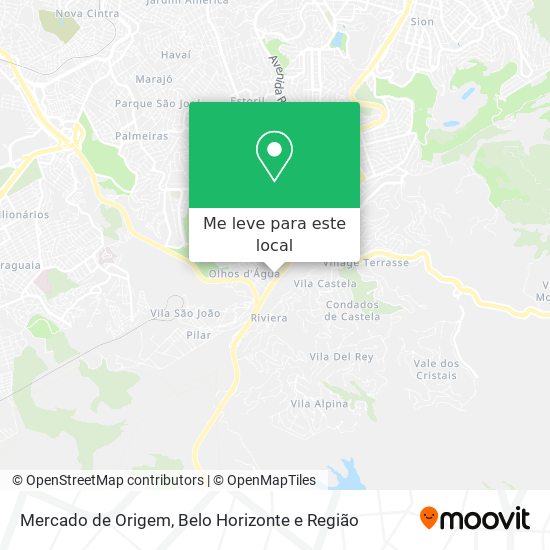 Mercado de Origem mapa