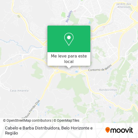 Cabelo e Barba Distribuidora mapa